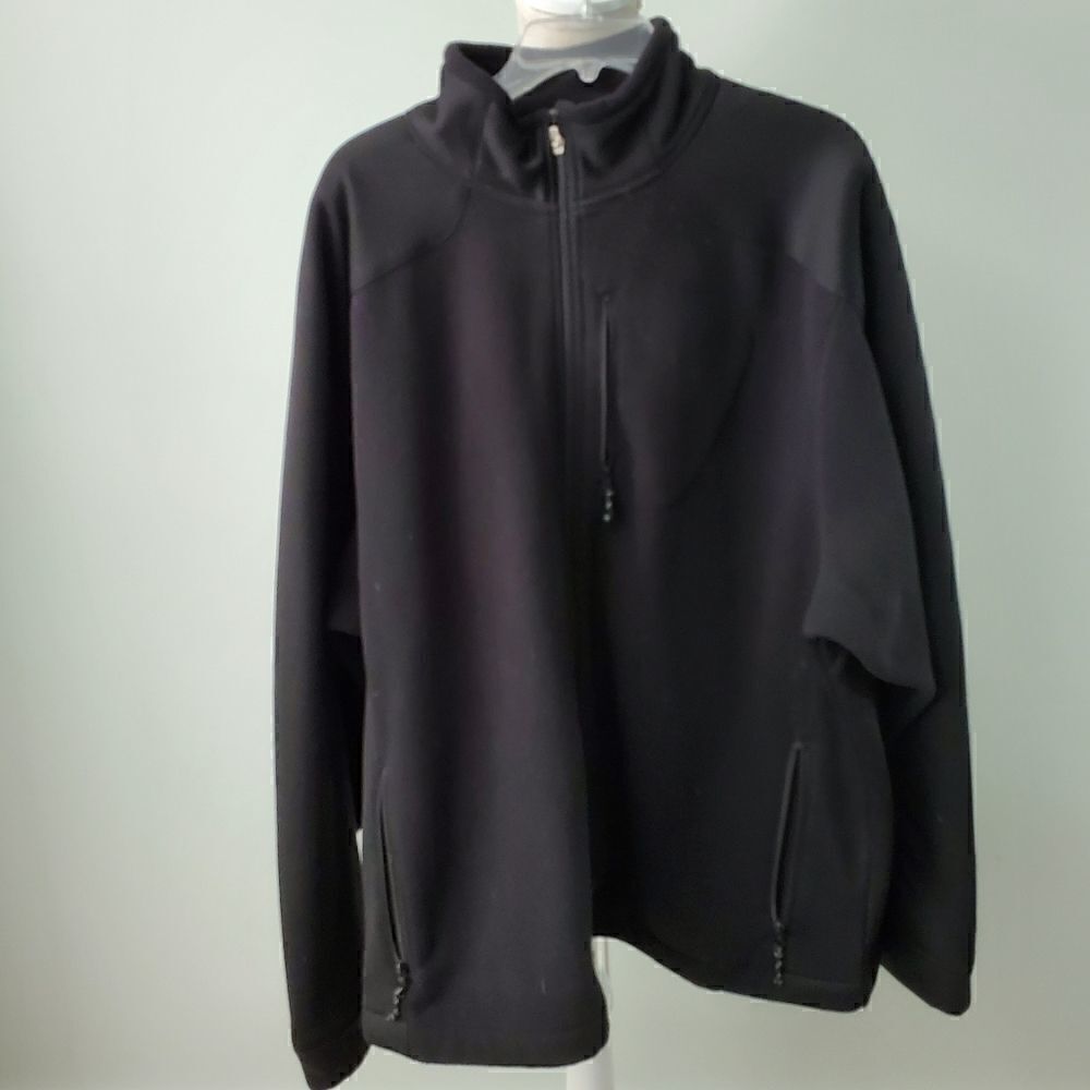 Old Navy Men's Quarter Zip Jacket With Pockets Black Size XXL